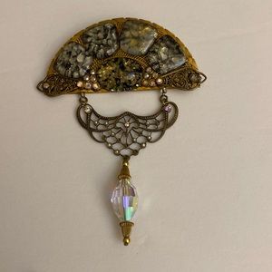 Marena a large hand made in Germany brooch